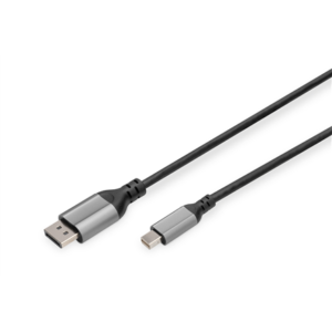 440x440 Digitus | 8K DisplayPort Adapter Cable, Mini DP to DP, 2 m | DB-340106-020-S | DisplayPort to DisplayPort
