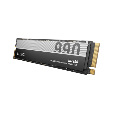440x440 Lexar SSD | NM990 | 1000 GB | SSD form factor M.2 2280 | Solid-state drive interface NVMe | Read speed 14000 MB/s | Write speed 7500 MB/s