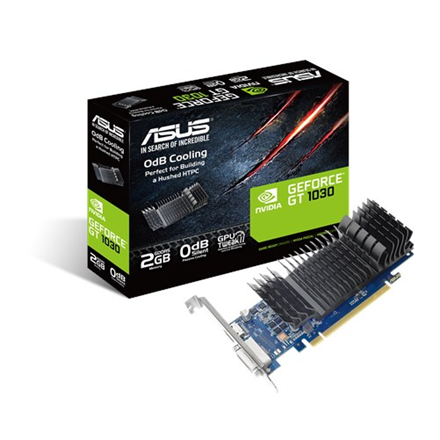 440x440 Asus | GT1030-SL-2G-BRK | NVIDIA | 2 GB | GeForce GT 1030 | GDDR5 | DVI-D ports quantity 1 | HDMI ports quantity 1 | PCI Express 3.0 | Memory clock speed 6008 MHz | Processor frequency 1506 MHz