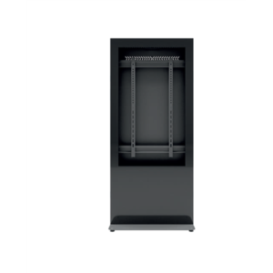 EDBAK Floor stand | IDS10.55 Indoor Public Display Totem with glass front | 55 ” | Black
