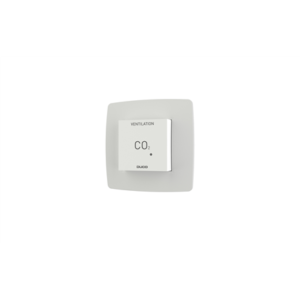 DUCO CO2 Room Sensor with Control RF/Wired, White