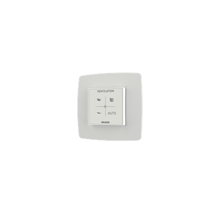 440x440 DUCO Humidity Room Sensor with Control RF/Wired, White