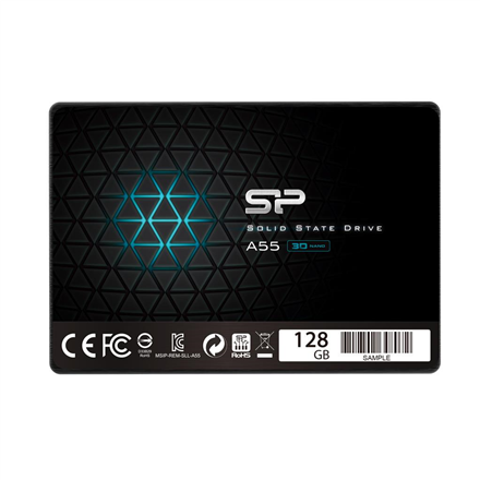 440x440 Silicon Power | A55 | 128 GB | SSD form factor 2.5" | Solid-state drive interface SATA | Read speed 550 MB/s | Write speed 420 MB/s
