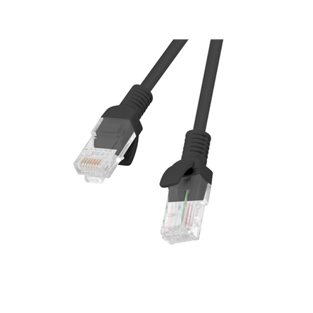 Lanberg | Patchcord CAT.5E UTP Fluke Passed | PCU5-10CC-0300-BK | 3 m | Black