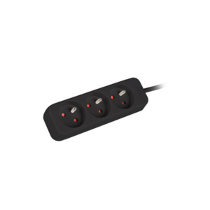 440x440 Lanberg Cable Power Strip, 3X French Outlets Quality-Grade Copper, 1.5 m | PS0-03E-0150-BK