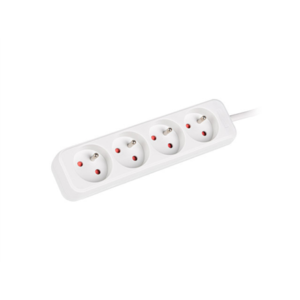 440x440 Lanberg | Cable Power Strip 4X French Outlets Quality-Grade Copper, 1.5 m | PS0-04E-0150-W