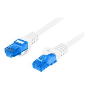 Lanberg | Patch cable – CAT 6a | RJ-45 – male | RJ-45 – male | 3 m | Grey | RAL 7035 | Blue