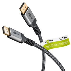 Goobay | DisplayPort Cable 2.0/2.1, 80 Gbit/s | 75684 | DisplayPort to  DisplayPort