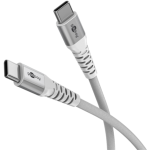 Goobay | USB-C Supersoft Textile Cable with Metal Plugs | 70194