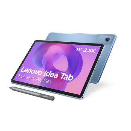 440x440 Lenovo Idea Tab 5G LTE (w/o power adapter) | ZAFM0483SE | 11 " | Polar Blue | IPS | 2560 x 1600 pixels | MediaTek | Dimensity 6300 | 8 GB | Soldered LPDDR4x | 128 GB | 5G | Wi-Fi | Front camera | 5 MP | Rear camera | 8 MP | Bluetooth | 5.2 | Android | 15 (OS upgrades until Android 17 and 4 years security patches) | Warranty 24 month(s) | Lenovo Tab Pen, USB-A to USB-C cable, Manual