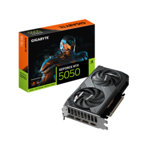 440x440 Gigabyte GeForce RTX 5050 WINDFORCE OC 8G | NVIDIA | 8 GB | GeForce RTX 5050 | GDDR6 | HDMI ports quantity 2 | PCI-E 5.0