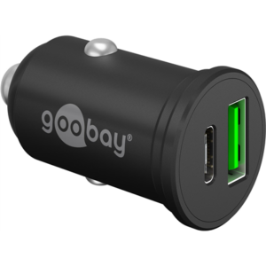 440x440 Goobay Dual-USB Car Fast Charger USB-C PD (Power Delivery), 45 W | 61739