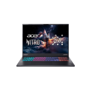 Acer | Nitro 18 AI AN18-61-R25V | Obsidian Black | 18 ” | IPS | WQXGA | 2560 x 1600 pixels | AMD Ryzen AI 7 | 350 | 16 GB | DDR5 | Solid-state drive capacity 1000 GB | NVIDIA GeForce RTX 5060 | GDDR7 | 8 GB | Windows 11 Home | 802.11ax | Bluetooth version 5.3 | Keyboard language US international | Keyboard backlit | Warranty 24 month(s)