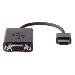 440x440 Dell | Adapter HDMI to VGA | 470-ABZX | Black | HDMI – Male | HD-15 (VGA) – Female