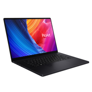 Asus | ProArt P16 H7606WP-RJ079X | Nano Black | 16 ” | OLED | Touchscreen | 3K | 2880 x 1800 pixels | 120 Hz | Glossy | AMD Ryzen AI 9 | HX370 | 64 GB | LPDDR5X | Solid-state drive capacity 2000 GB | NVIDIA GeForce RTX 5070 | GDDR7 | 8 GB | Windows 11 Pro | 802.11be | Keyboard language US international | Keyboard backlit | Warranty 24 month(s) | Battery warranty 12 month(s)