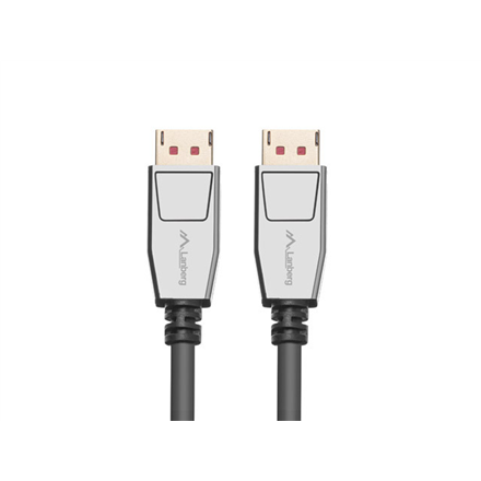440x440 Lanberg DisplayPort M/M Cable 20 PIN V1.4 8K 60HZ | CA-DPDP-20CU-0010-BK | 1 m