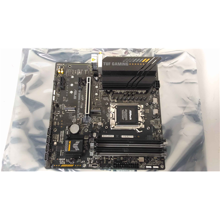 SALE OUT. Asus TUF GAMING A620M-PLUS WIFI | Processor family AMD | Processor socket AM5 | DDR5 DIMM | Memory slots 4 | Supported hard disk drive interfaces 	SATA, M.2 | Number of SATA connectors 4 | Chipset AMD A620 | Micro-ATX | USED, REFURBISHED, WITHOUT ORIGINAL PACKAGING AND ACCESSORIES, ONLY BACKPANEL AND ANTENNA INCLUDED