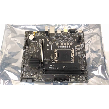SALE OUT. MSI PRO H610M-E | Processor family Intel | Processor socket  LGA1700 | Supported hard disk drive interfaces SATA, M.2 | Number of SATA connectors 4 | USED, REFURBISHED, WITHOUT ORIGINAL PACKAGING AND ACCESSORIES, ONLY BACKPANEL INCLUDED
