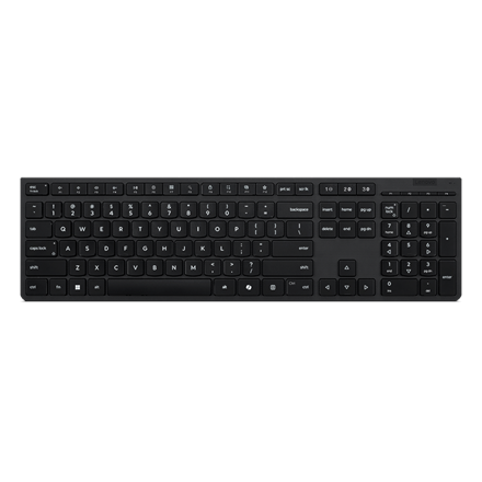 Lenovo Professional Wireless Rechargeable Keyboard AI | Keyboard | Wireless | Bluetooth | Estonian | Grey