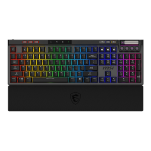 440x440 MSI STRIKE PRO WIRELESS | Gaming keyboard | Wireless | US | Kailh Midnight Pro Silent Tactile | Black