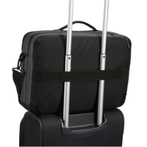 Case Logic | Era Hybrid Briefcase | Fits up to size 15.6 ” | Messenger – Briefcase/Backpack | Shoulder strap | Obsidian