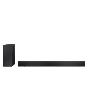 440x440 Sharp 2.1 Dolby Atmos/DTS Virtual:X Soundbar with Slim Wireless Subwoofer | HT-SBW310 | 330 W | Bluetooth | Wireless connection | Black