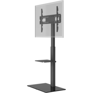 Goobay Floor stand | TV Floor Stand Basic, Size L | Swivel | 37-70 ” | Maximum weight (capacity) 40 kg | Black