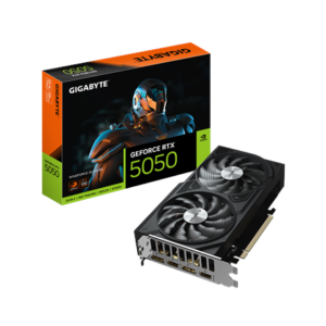 440x440 Gigabyte GeForce RTX 5050 WINDFORCE OC V2 8G | NVIDIA | 8 GB | GeForce RTX 5050 | GDDR6 | HDMI ports quantity 2 | PCI-E 5.0