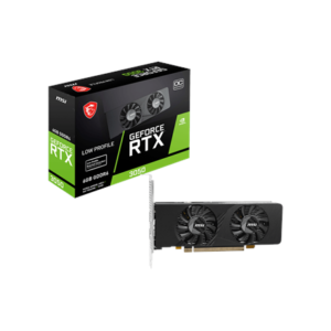 440x440 MSI GeForce RTX 3050 LP E 6G OC | NVIDIA | 6 GB | GeForce RTX 3050 | GDDR6 | HDMI ports quantity 2 | PCI Express Gen 4 x16 (uses x8)