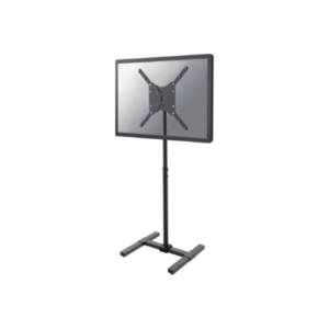 Neomounts Floor stand | NS-FS100BLACK | Height adjustment, Tilt, Rotate | 10-55 ” | Maximum weight (capacity) 20 kg | Black