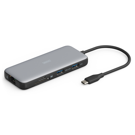 Digitus USB-C docking station, 8-port | DA-70915 | Ethernet LAN (RJ-45) ports 1 | HDMI ports quantity 2