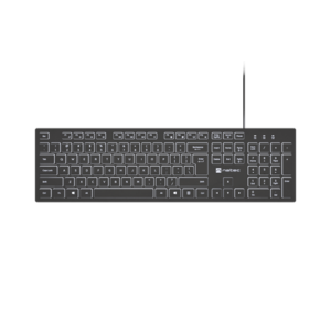 440x440 Natec | Herring Glow | Keyboard | Wired | US | Black