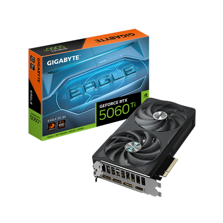 440x440 Gigabyte GeForce RTX 5060 Ti EAGLE OC 8G | NVIDIA | 8 GB | GeForce RTX 5060 Ti | GDDR7 | HDMI ports quantity 1 | PCI-E 5.0
