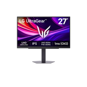 LG | 27G810A-B | 27 ” | IPS | UHD | 16:9 | 180 Hz | 1 ms | 3840 x 2160 pixels | 400 cd/m² | HDMI ports quantity 2