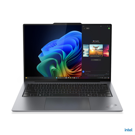 Lenovo ThinkPad X9-14 G1 Intel | Grey | 14 " | OLED | WUXGA | 1920 x 1200 pixels | Anti-glare | Intel Core Ultra 5 | 228V | 32 GB | Soldered LPDDR5x | Solid-state drive capacity 512 GB | Intel Arc Graphics 130V | Windows 11 Pro | 802.11be | Bluetooth version 5.4 | Keyboard language English | Keyboard backlit | Warranty 36 month(s) | Battery warranty 12 month(s)