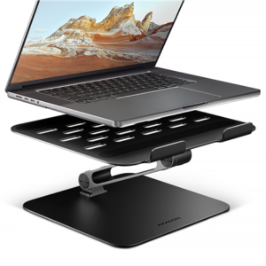 440x440 AXAGON STND-LQB stand for notebooks and tablets | Adjustable Height, Angle | 10-17.3 ” | Maximum weight (capacity) 5 kg | Black