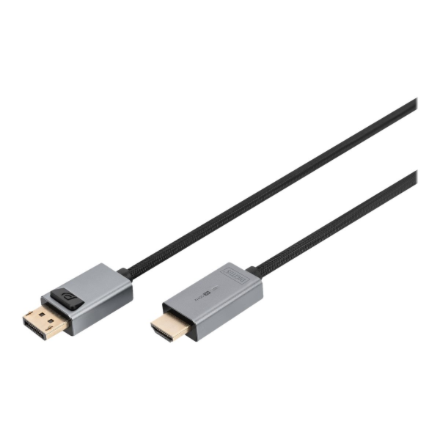 440x440 Digitus 4K DisplayPort Adapter Cable, DP - HDMI Type A | DB-340202-018-S | 1.8 m