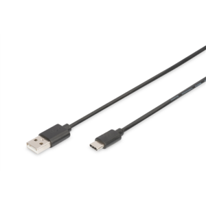 Digitus | USB Type-C connection cable, type USB-A – USB-C | AK-300154-010-S