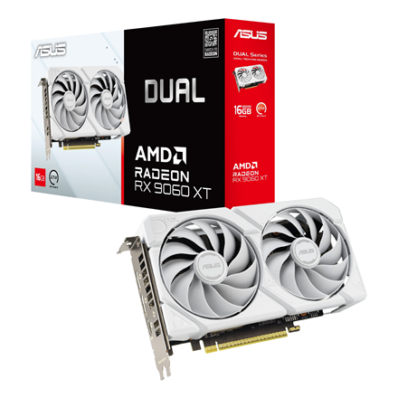440x440 Asus Dual Radeon RX 9060 XT 16GB GDDR6 | AMD | 16 GB | Radeon RX 9060 XT | GDDR6 | HDMI ports quantity 1 | PCI Express 5.0