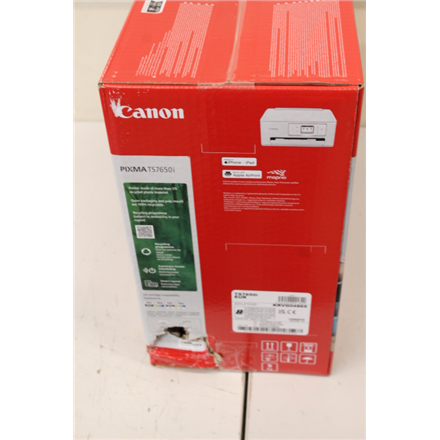 440x440 SALE OUT. Canon IJ MFP PIXMA TS7650i | SALE OUT. Canon Multifunctional printer | PIXMA TS7650i | Inkjet | Colour | A4 | Wi-Fi | White | DAMAGED PACKAGING, MARKS ON PRINTER SIDE