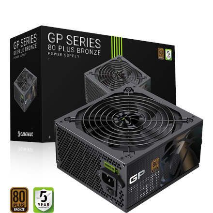 Gamemax PSU | GP 750B | 750 W | Bronze | Non-Modular