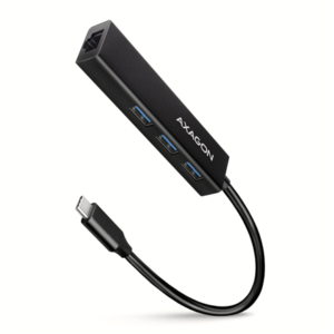 440x440 AXAGON SuperSpeed USB-C hub with gigabit LAN | HMC-GL3A