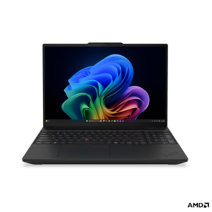 Lenovo ThinkPad T16 G5 AMD | Black | 16 ” | IPS | WUXGA | 1920 x 1200 pixels | Anti-glare | AMD Ryzen 5 PRO | 215 | 16 GB | SODIMM DDR5 | Solid-state drive capacity 512 GB | AMD Radeon 740M Graphics | Windows 11 Pro | 802.11be | Bluetooth version 5.4 | Keyboard language Nordic | Keyboard backlit | Warranty 36 month(s) | Battery warranty 12 month(s)