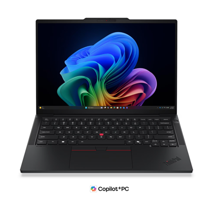 Lenovo ThinkPad T14s G7 Intel | Black | 14 " | IPS | WUXGA | 1920 x 1200 pixels | Anti-glare | Intel Core Ultra 7 | 355 | 32 GB | Soldered LPDDR5X | Solid-state drive capacity 512 GB | Intel Graphics | Windows 11 Pro | 802.11be | Bluetooth version 5.4 | Keyboard language English | Keyboard backlit | Warranty 36 month(s) | Battery warranty 12 month(s)