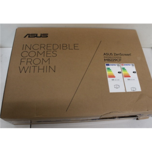 Asus SALE OUT. ZenScreen MB229CF | 21.5 ” | IPS | FHD | 16:9 | 100 Hz | 5 ms | 1920 x 1080 pixels | 250 cd/m² | Warranty 22 month(s) | DAMAGED PACKAGING