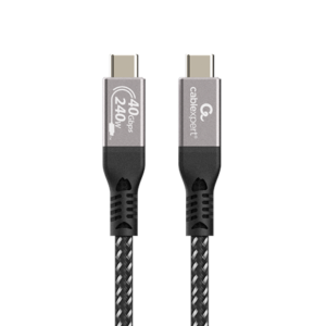 Cablexpert CCBP-USB4-CMCM240-0.5M Premium USB4 Type-C charging and data cable, 40 Gbps, 240 W, 0.5 m | Cablexpert