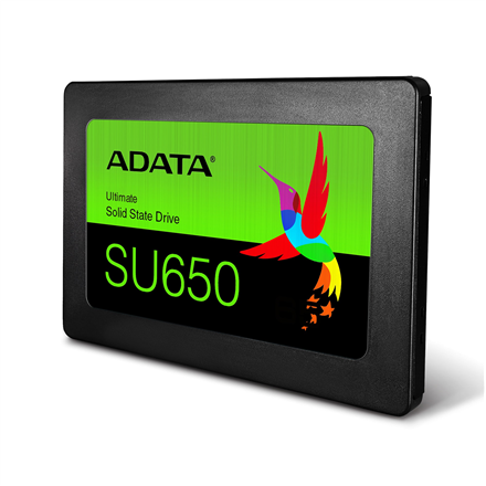 440x440 ADATA | Ultimate SU650 3D NAND SSD | 480 GB | SSD form factor 2.5” | Solid-state drive interface SATA | Read speed 520 MB/s | Write speed 450 MB/s