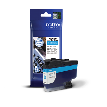 440x440 Brother High-yield Ink Cartridge | LC3239XLC | Ink | Cyan