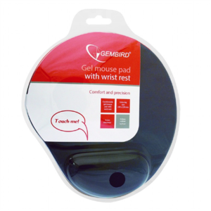 440x440 Gembird | MP-GEL-B Gel mouse pad with wrist support, blue | Gel mouse pad | Blue