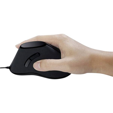 Logilink | Ergonomic Vertical Mouse | ID0158 | Wired | Optical | Black